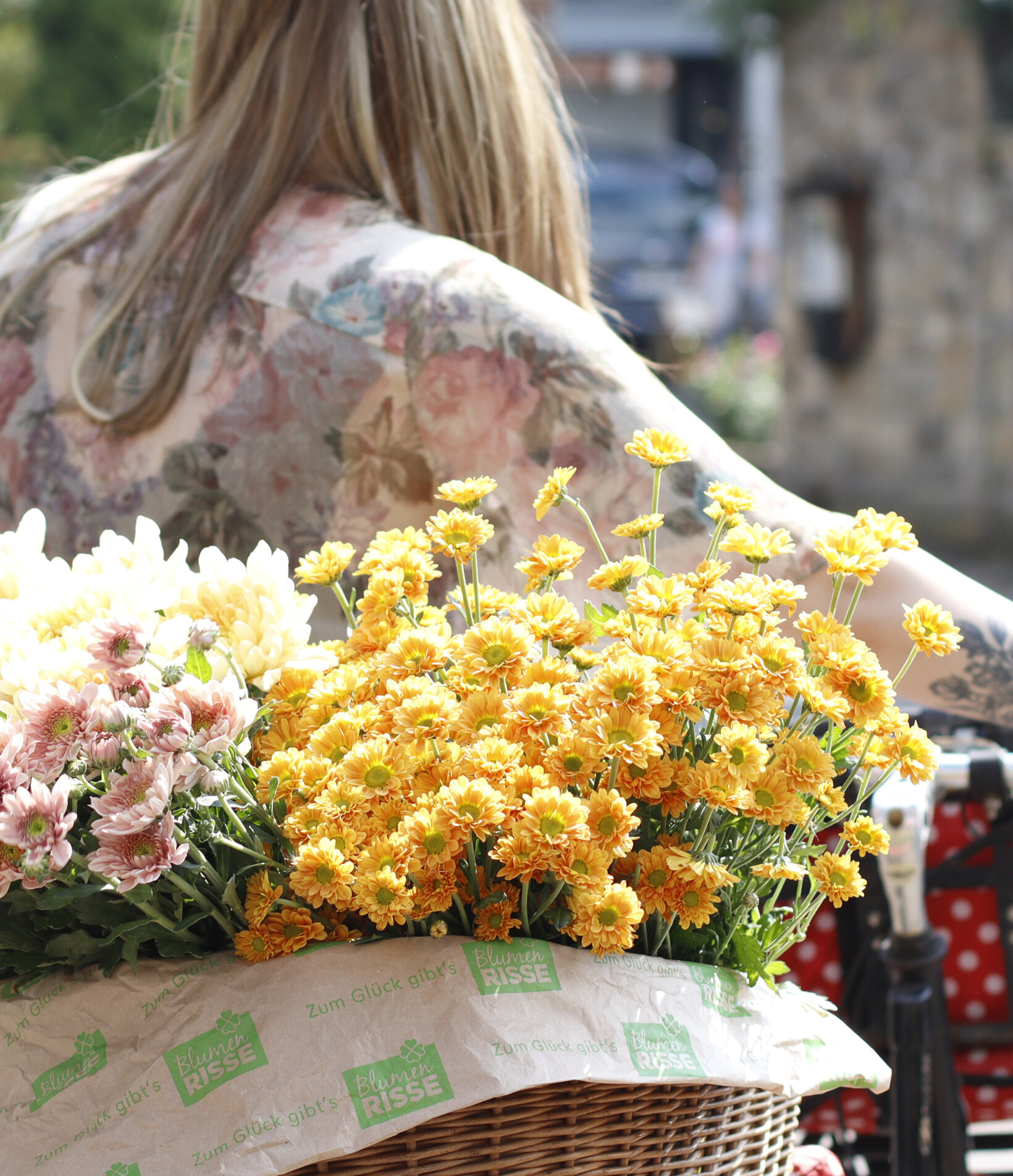 Blumen-Risse, Sortiment, Blumen, Saison, Rose, Gelb, Grün