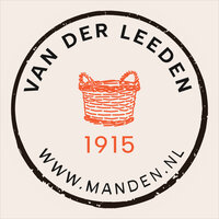 Blumen Risse, Markenwelt, Markenlogo, Van-Der-Leeden, Kreis, Schrift, Schwarz, Korb, Jahreszahl, Orange, Internetadresse