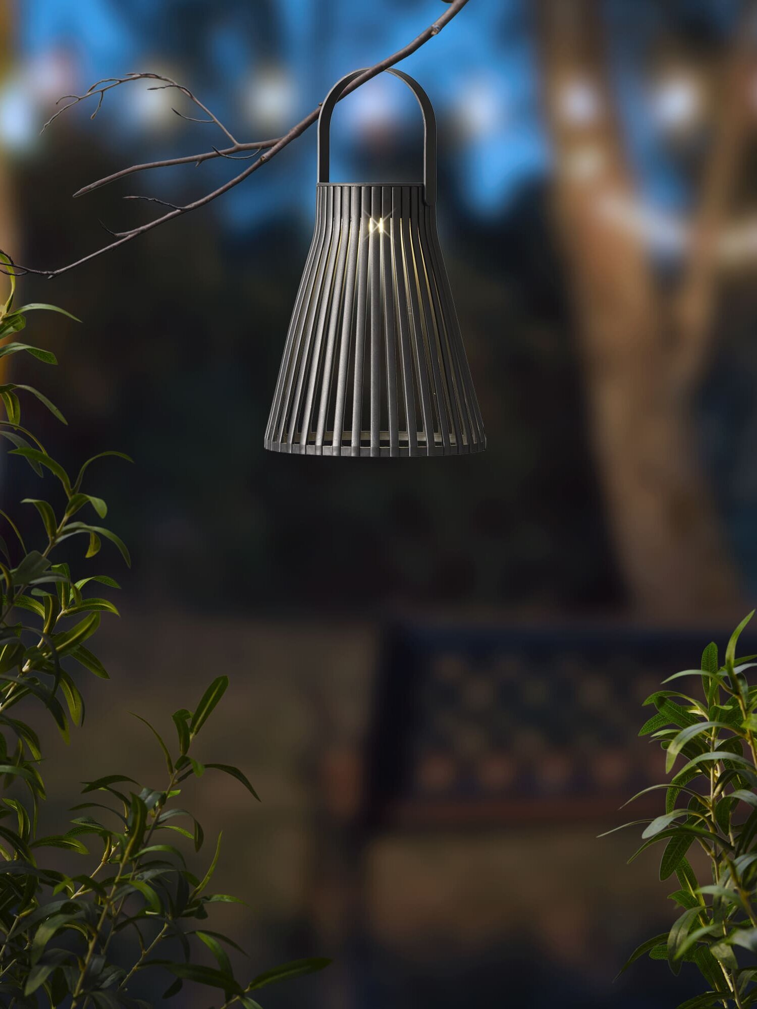 Blumen Risse, Sortiment, Lampen, Leuchten, Hängelampe, Schwarz, Garten, Terrasse, Lichterkette, Abendfeeling