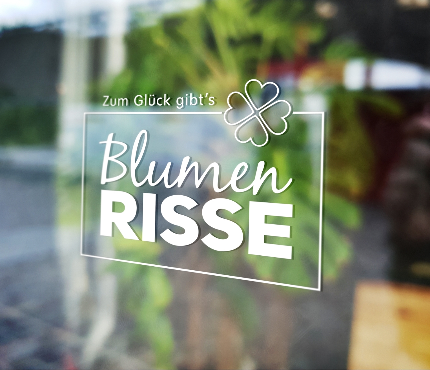 Blumen-Risse, Service, Weiss, Gruen