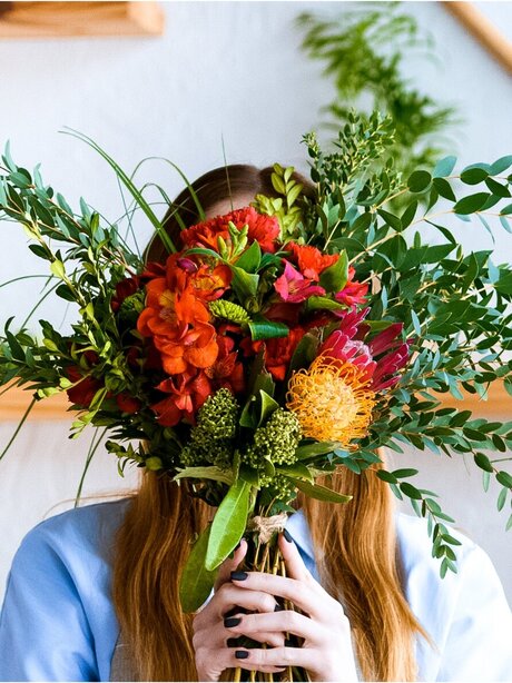 Blumen-Risse, Karriere, Blumenstrauss, Bunt