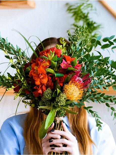 Blumen-Risse, Karriere, Blumenstrauss, Bunt