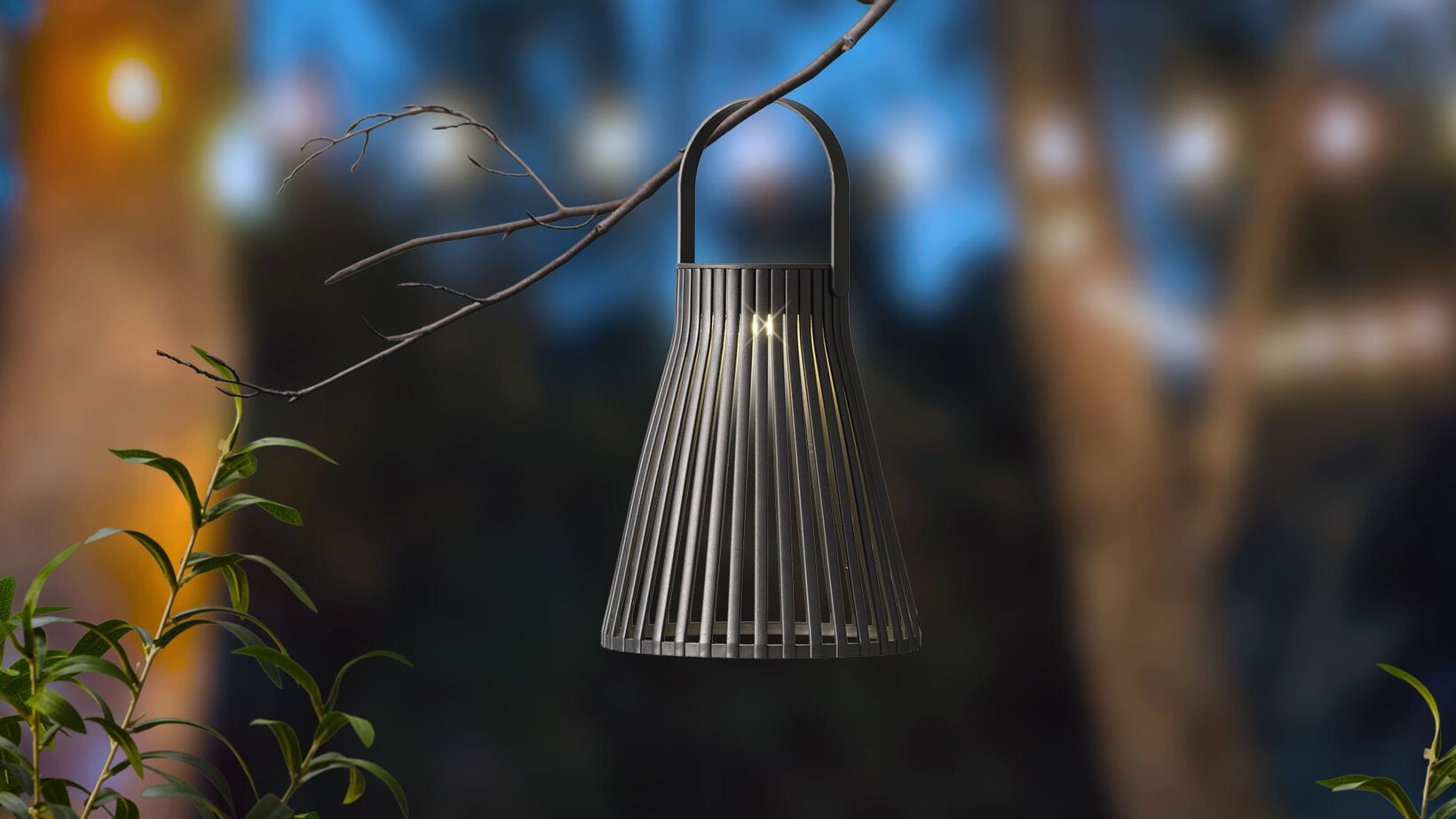 Blumen Risse, Sortiment, Lampen, Leuchten, Hängelampe, Schwarz, Garten, Terrasse, Lichterkette, Abendfeeling