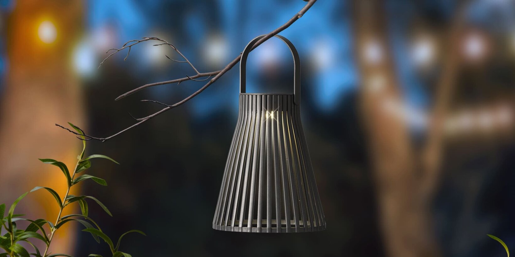 Blumen Risse, Sortiment, Lampen, Leuchten, Hängelampe, Schwarz, Garten, Terrasse, Lichterkette, Abendfeeling