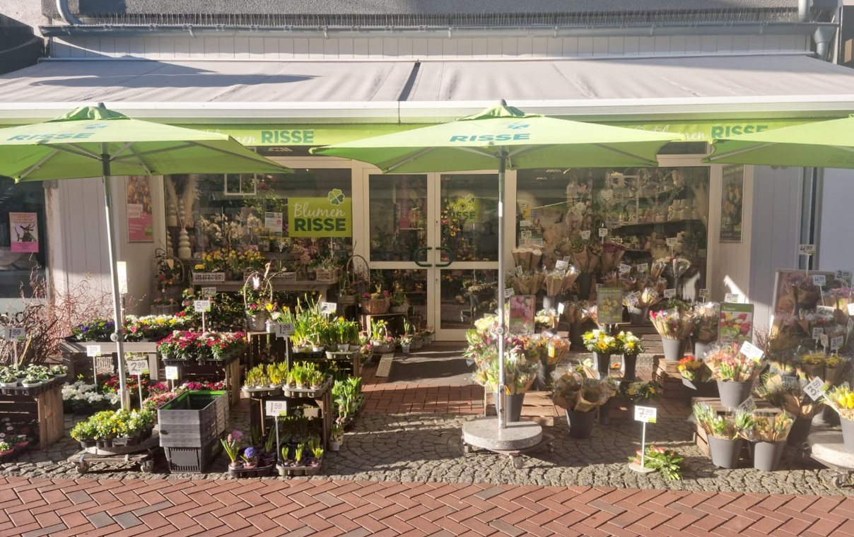 Blumenladen Dins­laken Blumen Risse