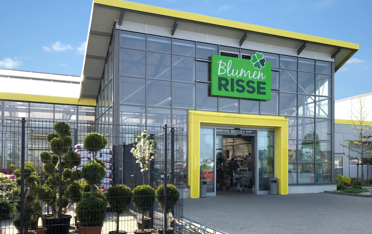Blumenmarkt Geln­hausen Blumen Risse